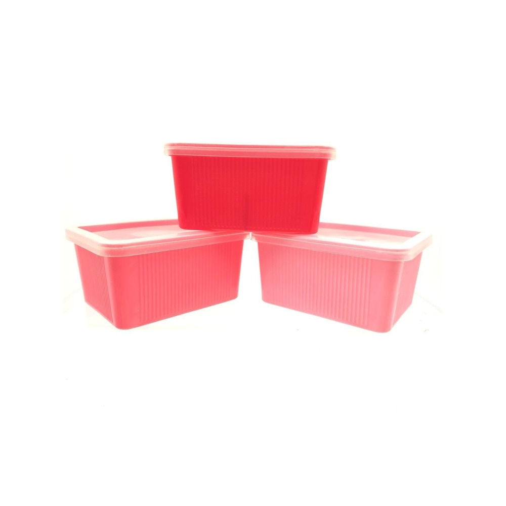 3 Vintage Goody Toiletry Storage Containers